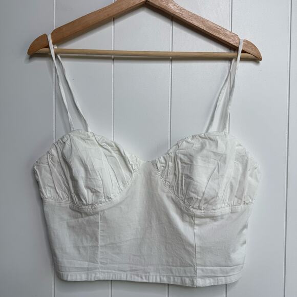 Free People set co-ord crop top and midi skirt pleated matching set boho XS - Picture 5 of 11